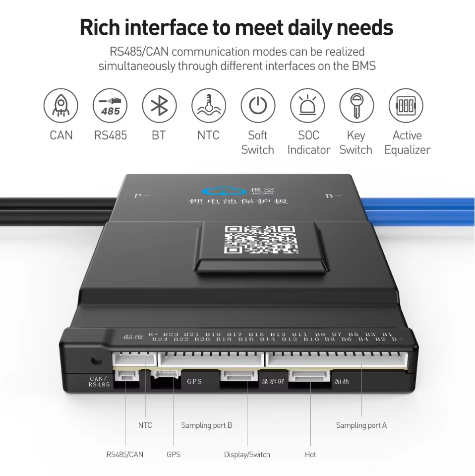 JK BMS Balance Activo 150A 1A  - Smart Bms 72V 20S 150A Bluetooth reseña y precio