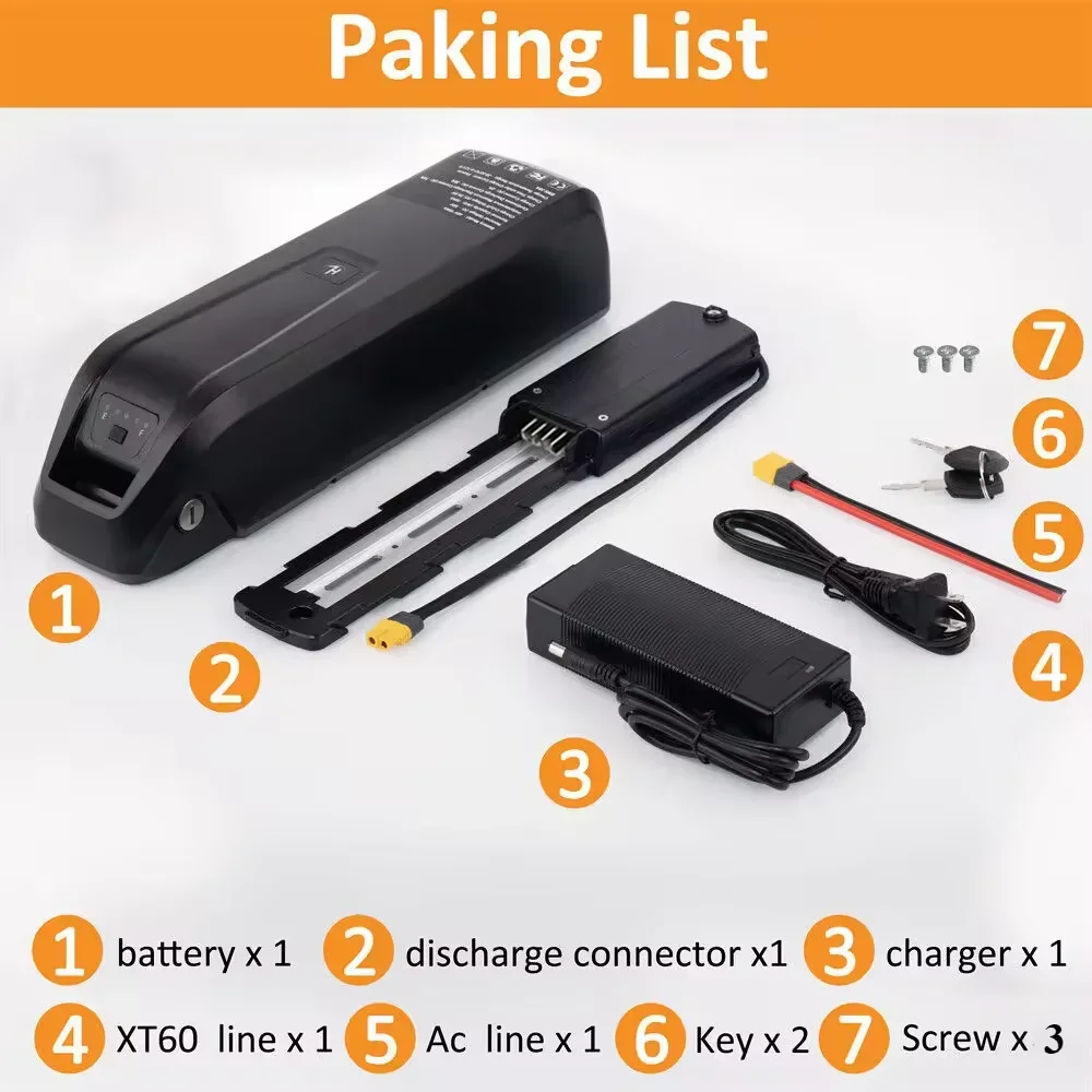 Para Hailong EBike batería 36V - Ebike Battery 48V 20Ah Hailong reseña y precio
