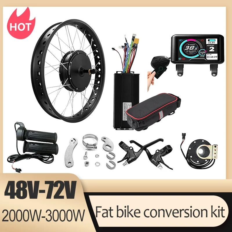 Kit de Conversión para Bicicle - Ebike Conversion Kit 72V 3000W reseña y precio